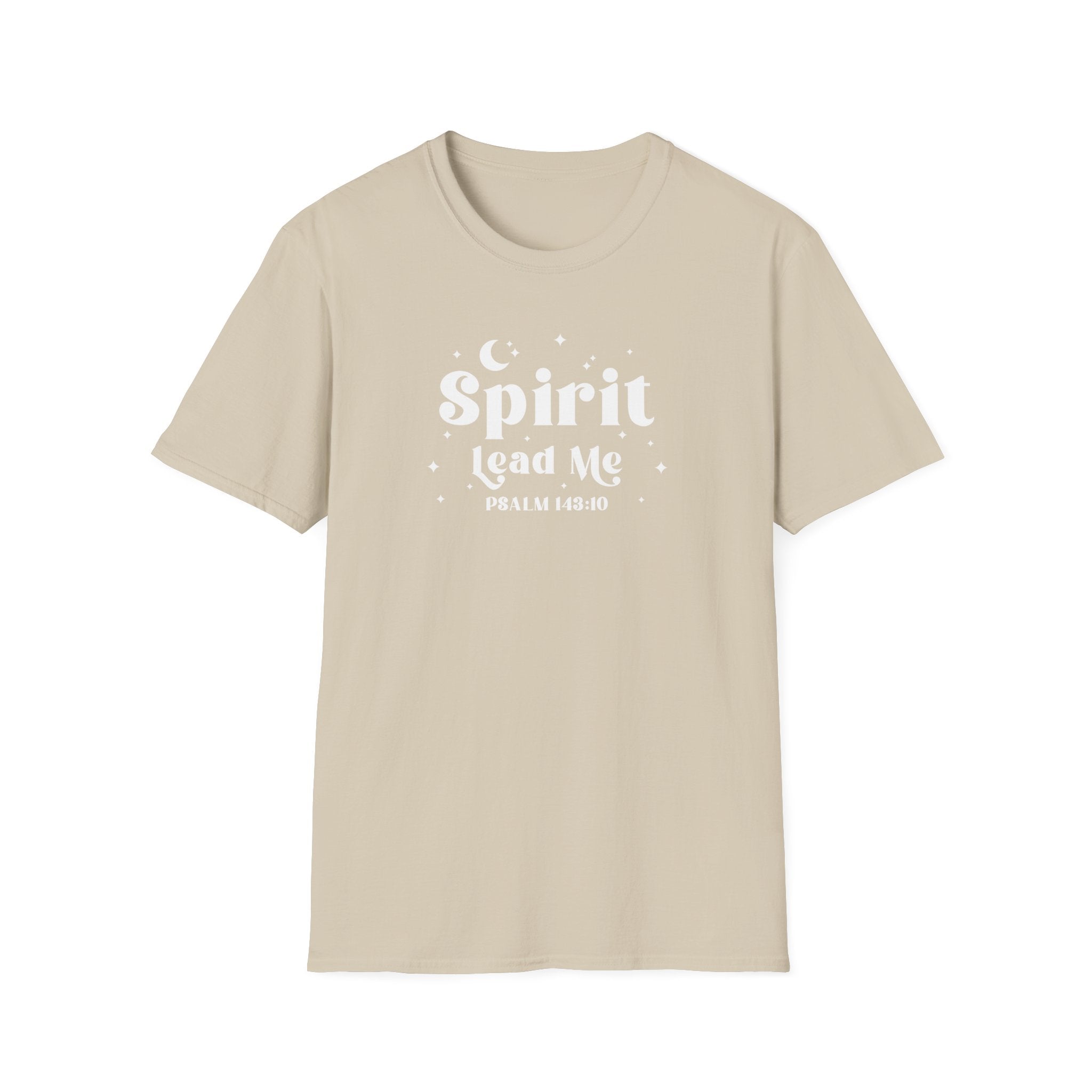 Spirit Lead Me Psalm 143:10 Unisex Softstyle T-Shirt