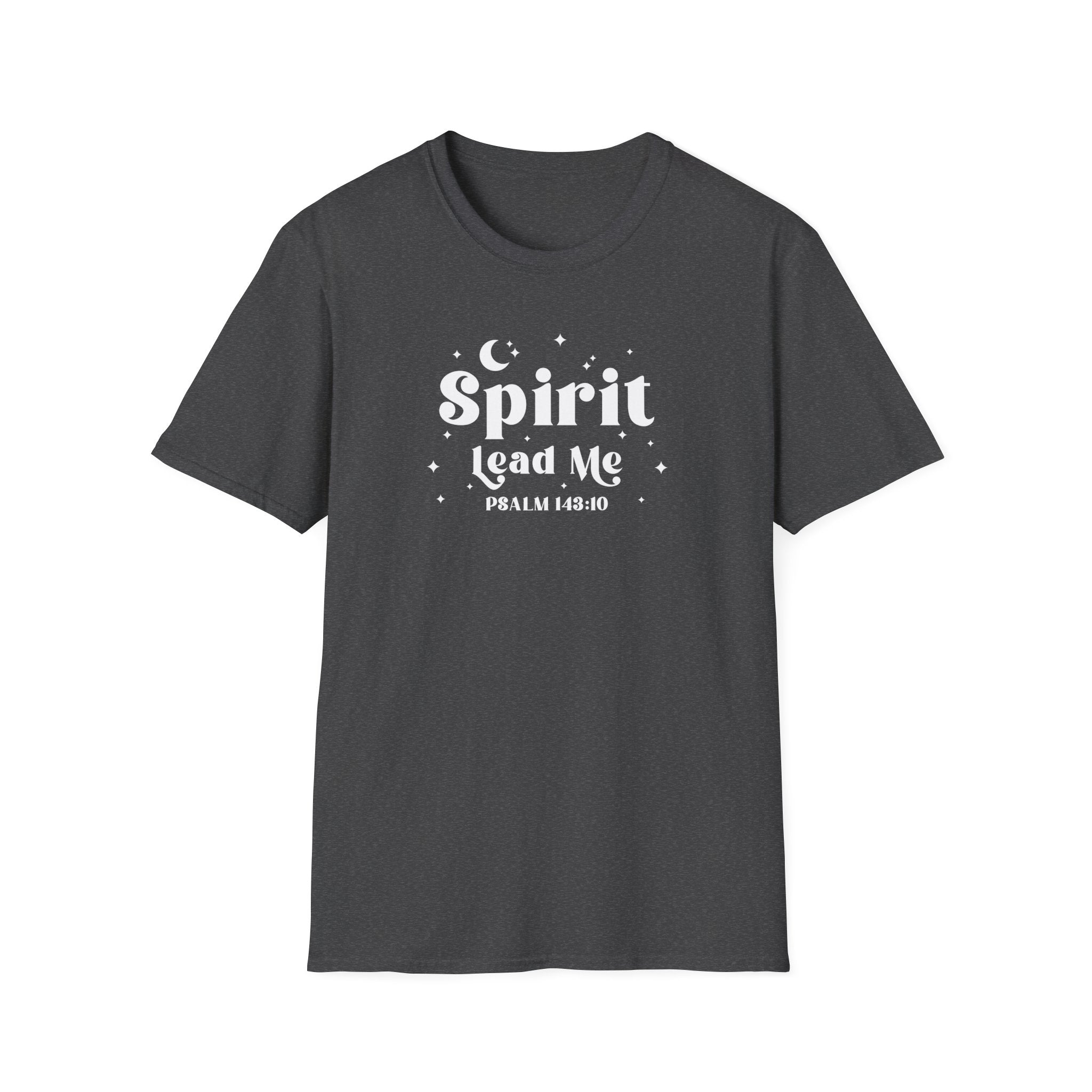 Spirit Lead Me Psalm 143:10 Unisex Softstyle T-Shirt