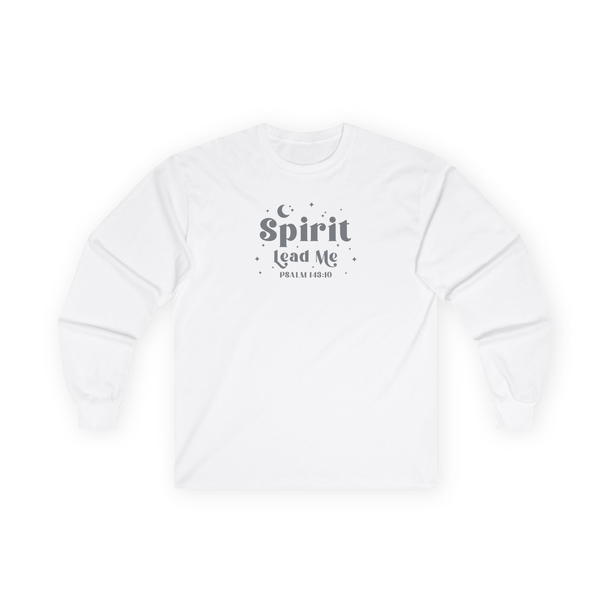 Spirit Lead Me Psalm 143:10 Unisex Long Sleeve Tee